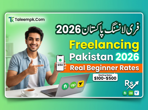 Freelancing in Pakistan 2026: Real Rates for Beginners on Fiverr, Upwork & Freelancer.com